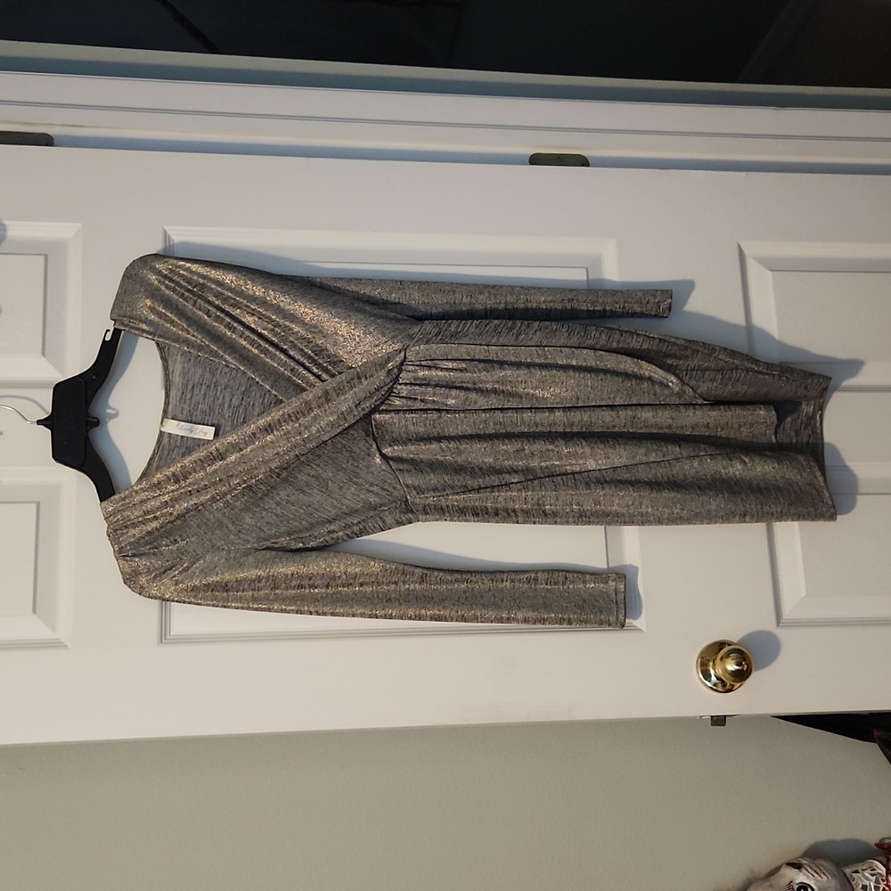 Lovely Day ruched midi dress